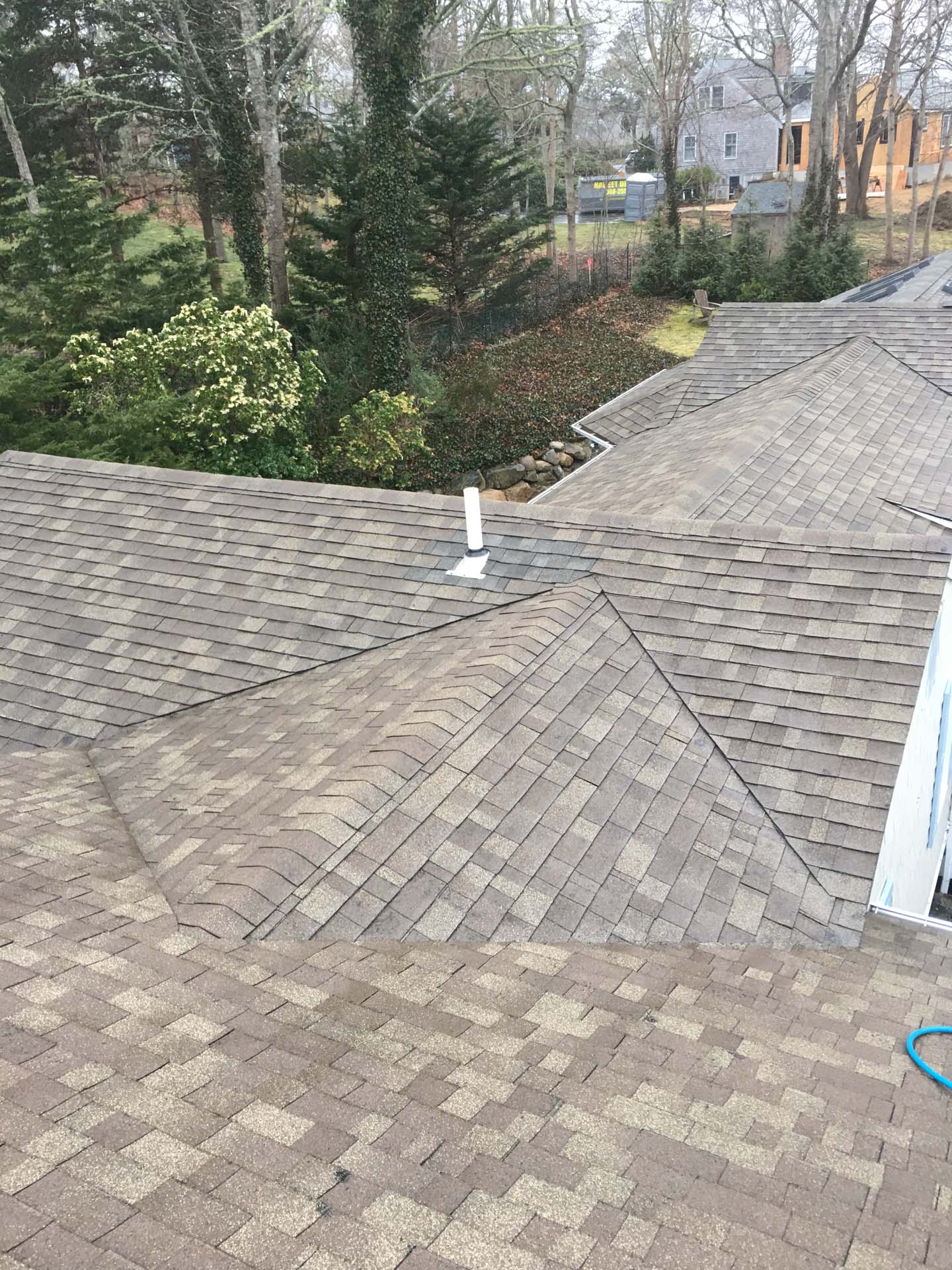 large roof after power wash