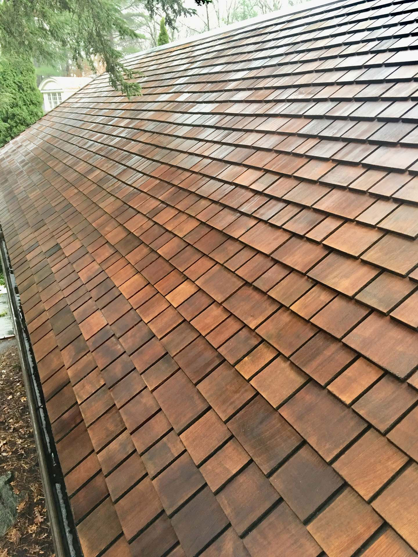 roof after power wash